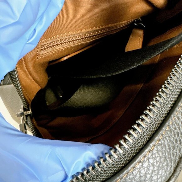 Coach C9865 Sullivan Pack In Blocked Signature Canvas IN Khaki Charcoal - Picture 6 of 8